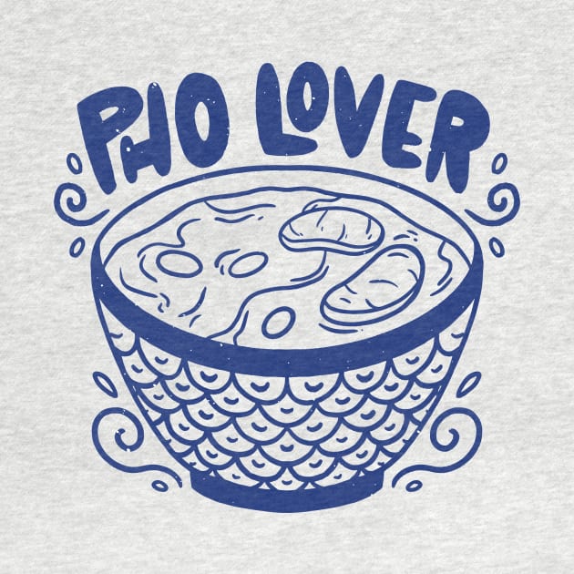 Pho Lover   P R t shirt by LindenDesigns